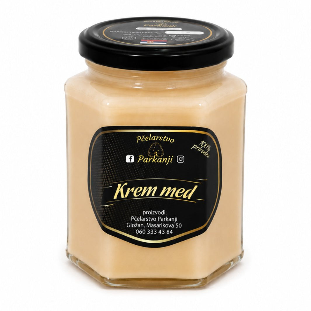 Krem med